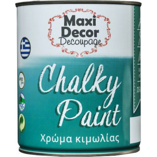 Χρώμα Κιμωλίας 750ml Maxi Decor Chalky 522 Κρέμ