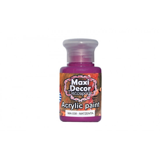 Ακρυλικό χρώμα ΜΑ038-Ματζένα 60 ml Maxi Decor