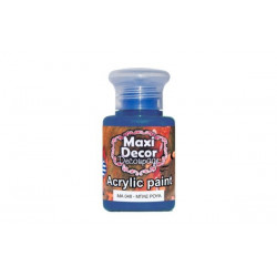 Ακρυλικό χρώμα ΜΑ048-Μπλε Ρουά 60 ml Maxi Decor