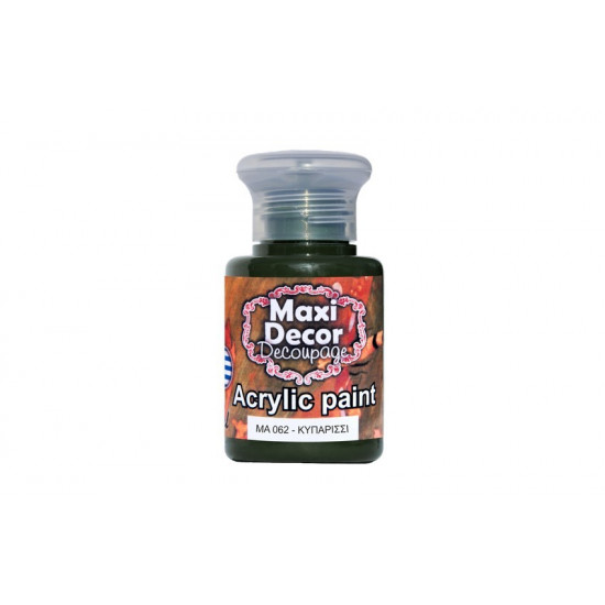 Ακρυλικό χρώμα ΜΑ062-Κυπαρισί 60ml Maxi Decor