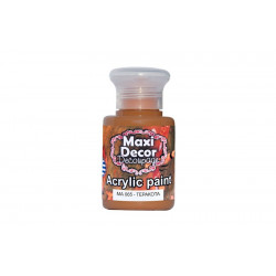 Ακρυλικό χρώμα ΜΑ065-Τερακότα 60 ml Maxi Decor