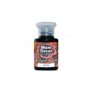 Ακρυλικό χρώμα Μαύρο 60ml Maxi Decor