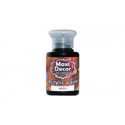 Ακρυλικό χρώμα Μαύρο 60ml Maxi Decor