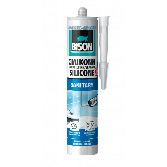 Silicone Sanitary Φύσιγγα Λευκη 280 ml