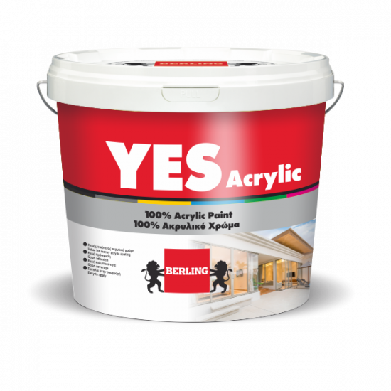 YES ΑΚΡΥΛΙΚΟ ΓΚΡΙ 0,75Lt