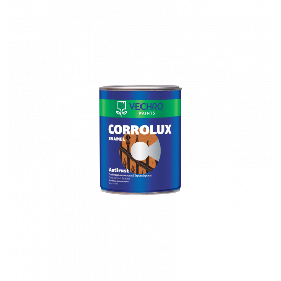 Vechro Αντισκωριακό Βερνικόχρωμα Corrolux Antirust 0.75lt Λευκό Γυαλιστερό